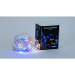 Tesla dekorativní nano řetěz 50LED RGB 5m + 30cm kabel 3x AA baterie – Hledejceny.cz