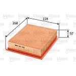 VALEO Vzduchový filtr 585008 – Hledejceny.cz