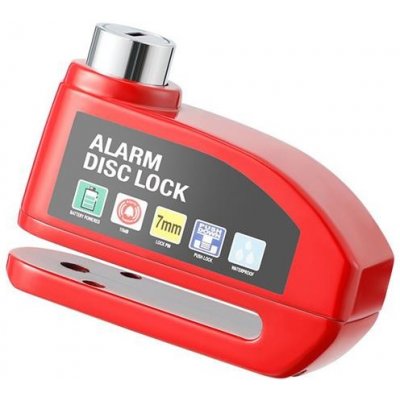 06442370 Zámek na brzdový kotouč červený | Zboží Auto