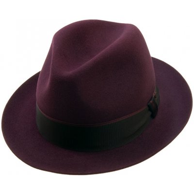 Plstěný klobouk Tonak Fedora Cornfeld 21146/17/Q2047 fialový – Zboží Dáma
