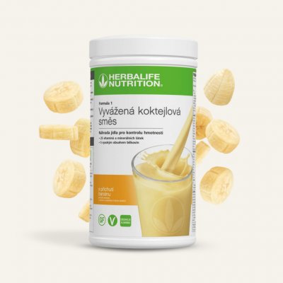Herbalife Formula 1 koktejl Banán 550 g – Hledejceny.cz