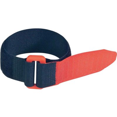 FASTECH® F101-25-240 pásek se suchým zipem s páskem háčková a flaušová část (d x š) 240 mm x 25 mm černá, červená 5 ks – Hledejceny.cz