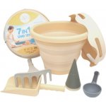 COMPACTOYS Skládací sada na písek 7v1 béžová – Zboží Dáma