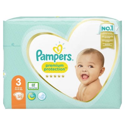 Pampers Premium protection 3 35 ks – Zbozi.Blesk.cz