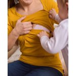 Kojicí tričko Kateřina krátký rukáv tmavě modré – Zboží Dáma