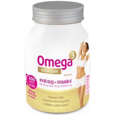 KetoFit Omega 3 Ultra rybí olej 200 kapslí – Hledejceny.cz