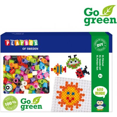 Playbox Zažehlovací korálky sada XL 600 ks Go Green – Zboží Mobilmania