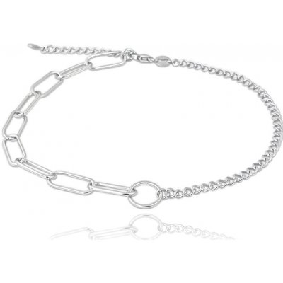 Minet Stříbrný řetízek na kotník v italském stylu JMAS0177SB24 – Zboží Dáma