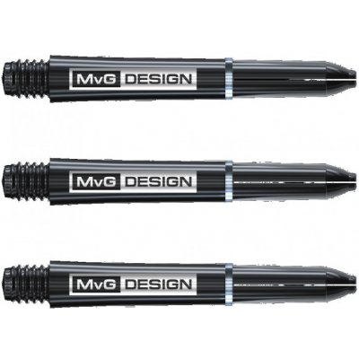 Winmau Nylon Signature MvG Black Short – Zboží Mobilmania