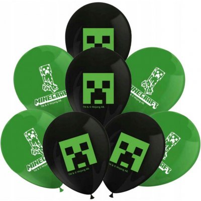 Procos Balónky latexové Minecraft 28 cm – Zboží Dáma