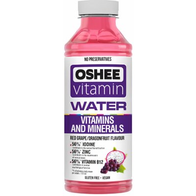 Oshee Vitamínová voda Hrozen Pitaya 555 ml