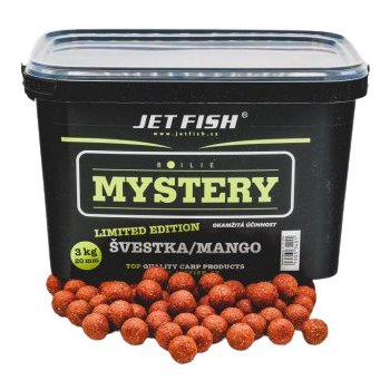 JET FISH MYSTERY Boilies Švestka/Mango 3kg 20mm