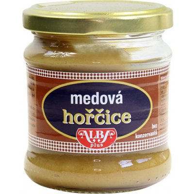 KÁVOVINY akciová společnost Hořčice medová 180 g – Zboží Mobilmania