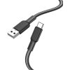 Flex kabel HOCO kabel USB to Type C 3A Jaeger X69 1m černá bílá