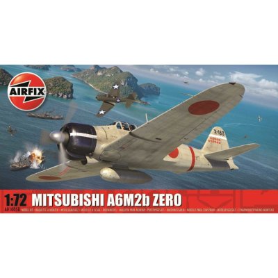 Airfix Classic Kit letadlo A01005A Mitsubishi A6M2b Zero 1:72 – Sleviste.cz
