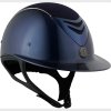 Jezdecká helma One K Helma jezdecká Avancé glossy chamude chrome navy