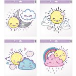 Přerov Dekorace okenní folie 33x33,5 cm, sluníčka / 6880 245327 – Hledejceny.cz