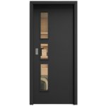 Sapeli Elegant Komfort M33 posuvné černá grafit 100 x 197 cm Planibel bronz – Hledejceny.cz
