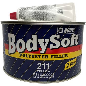 HB BODY 211 Bodysoft stěrkový tmel 2kg žlutý