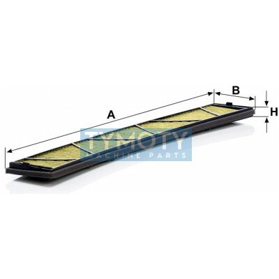 MANN FP 6724 kabinový (pylový) filtr – Hledejceny.cz