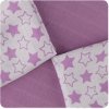 Osuška pro miminko Kikko bambusové ubrousky 30x30 Little Stars Lilac Mix