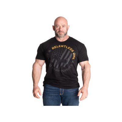 Gasp RELENTLESS ONE TEE BLACK pánské sportovní fitness tričko černé – Zboží Mobilmania