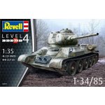 Revell T34-85 ModelKit 03319 1:35 – Sleviste.cz