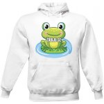 mikina s potiskem mikina Žabiju se bílá – Hledejceny.cz