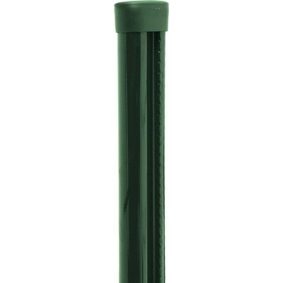 Plotový sloupek PILECKÝ Pilclip Zn + PVC kulatý 200 cm Ø 48 mm s montážní lištou zelený – Zbozi.Blesk.cz