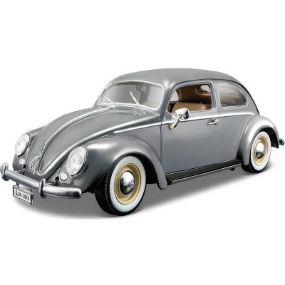 Bburago Volkswagen Käfer Beetle 1955 stříbrná BB18 12029G 1:18 – Hledejceny.cz