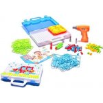 KIK KX7838 Mozaika dětské puzzle plastové bloky + šroubovák – Zboží Mobilmania