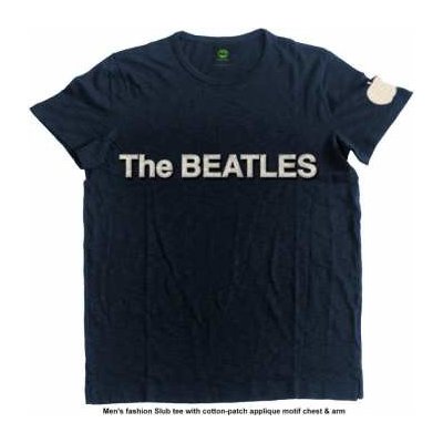 Vyšívané tričko Logo The Beatles & Apple – Zboží Mobilmania
