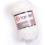 Yarn Art příze Mink 330 přírodní bílá – Zboží Mobilmania