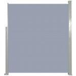 Greatstore Zatahovací boční markýza / zástěna 160 x 500 cm šedá – Zboží Mobilmania