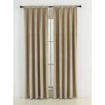 MKLuzkoviny.cz Sametové zatemňovací závěsy Cesar přírodní - 140 x 160 cm (2ks) - řasící stuha – Hledejceny.cz