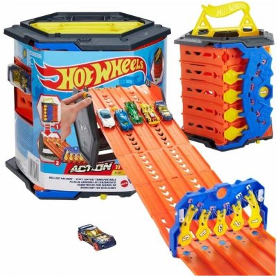 Hot Wheels HGK41 Rozkládací 5-pásmová sada závodních tratí autíčko MATTEL – Zboží Dáma
