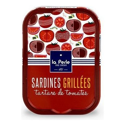 La Perle Grilované Francouzké sardinky v rajčatovém "tartare" 115g