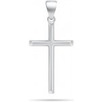 Brilio Silver Nadčasový stříbrný přívěsek křížek PT41W – Zboží Dáma