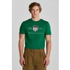 Pánské Tričko Gant tričko REG ARCHIVE SHIELD SS T-SHIRT zelená