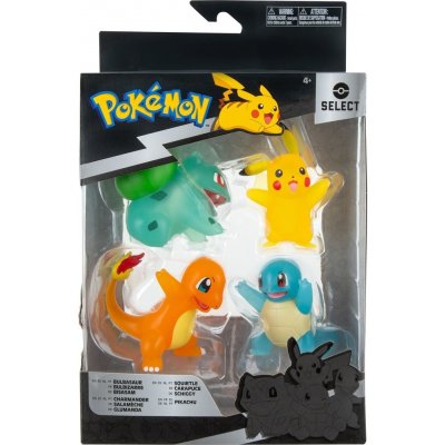 Jazwares Pokémon Select Translucent 4 Pack – Zboží Dáma