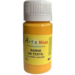 Artemiss Barva na textil světlý 63 pomerančová 40 g