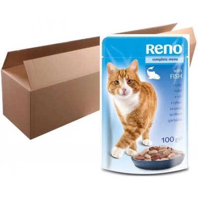Reno pro kočky Ryba 24 x 100 g – Zboží Mobilmania