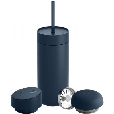 Fellow Carter Move Mug 473 ml + sada 3 víček 3 v 1 Stone Blue – Zboží Dáma