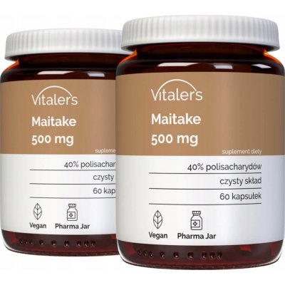 Vitaler's Maitake Žagwice listnatá 500 mg 60 kapslí – Hledejceny.cz