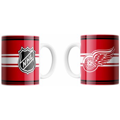 Great Branding Hrnek Detroit Red Wings FACEOFF Logo NHL 330 ml