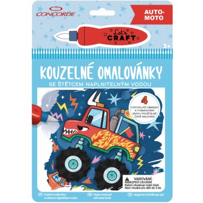 Kouzelné omalovánky CONCORDE Auto-moto – Zbozi.Blesk.cz