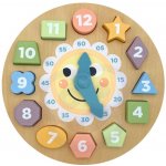 Tooky toy Montessori deska hodiny a tvary – Sleviste.cz