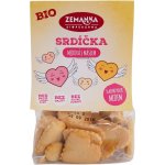 Biopekárna Zemanka Bio medová srdíčka s máslem 100 g – Zboží Dáma