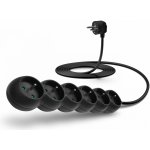 Connect IT prodlužovací kabel 230 V 6 zásuvek 3 m bez vypínače černá CES-1321-BK – Zbozi.Blesk.cz