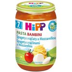 Hipp Bio Rajčata se špagetami a mozzarellou PASTA BAMBINI bezmasý 3 x 220 g – Zboží Dáma